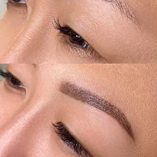 Voher Nachher Powder Brows